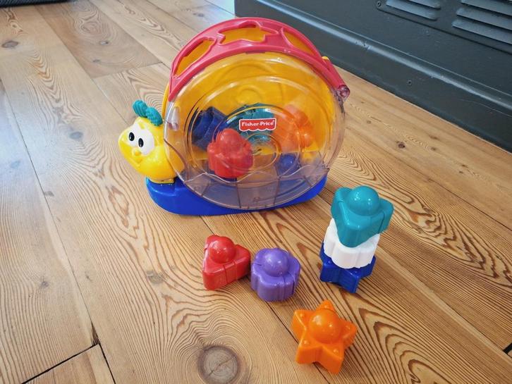 Zingende slak vormsorteerder Fisher-Price, Kinderen en Baby's, Speelgoed | Fisher-Price, Gebruikt, Overige typen, Met geluid, Ophalen of Verzenden