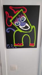 Peko.  Kunstschilder getekend doek, Enlèvement