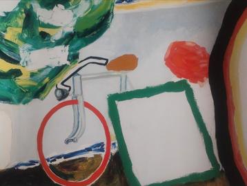 Raveel Roger, fiets tegen een tuinmuur, Enlèvement ou Envoi