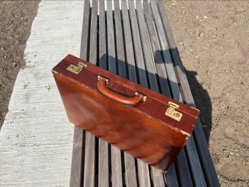 Prachtige vintage aktetas 70’s beschikbaar voor biedingen