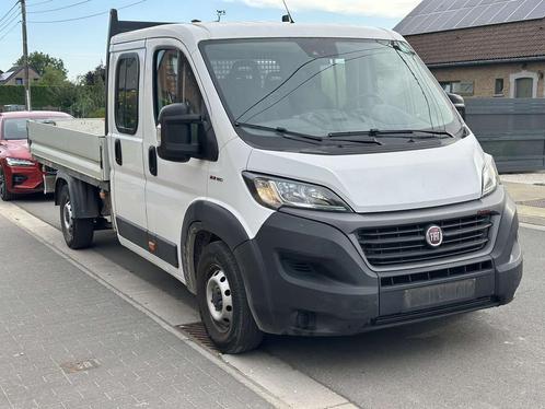 Fiat Ducato Maxi 7 places + Benne (HORS TVA/NETTO 14500€), Auto's, Bestelwagens en Lichte vracht, Bedrijf, Te koop, Airbags, Airconditioning