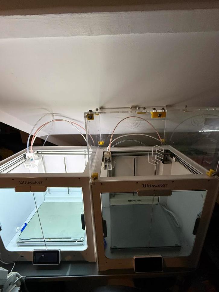 Volledige uitrusting Ultimakers - 3 printers en toebehoren, Computers en Software, 3D Printers, Ophalen