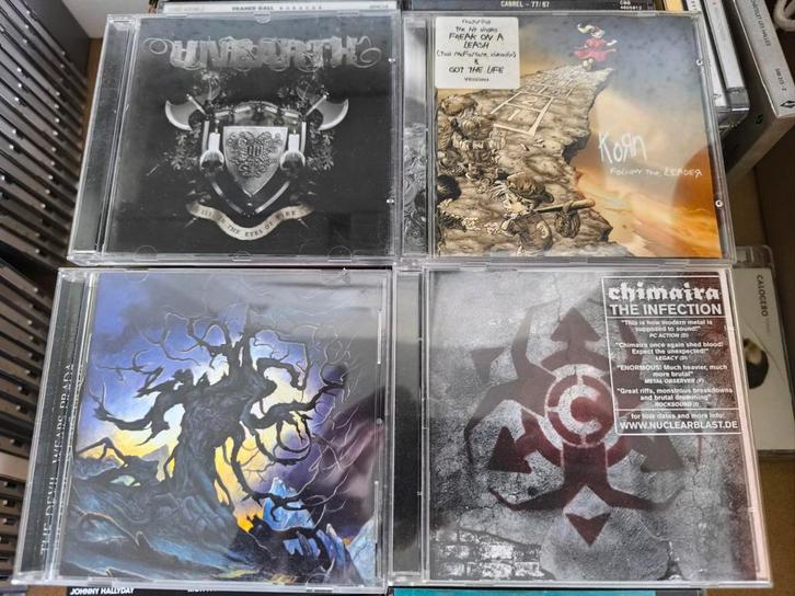 CD-rock, alternatieve rock, hard rock, metal..., Cd's en Dvd's, Cd's | Rock, Gebruikt, Alternative, Ophalen of Verzenden