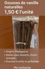 Vends gousses de  vanille fraîches, origine Madagascar, Maison & Meubles, Enlèvement ou Envoi