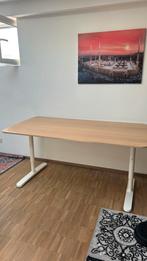 BEKANT bureau IKEA (houtkleur) 160x80, weinig gebruikt, Huis en Inrichting, Ophalen, Zo goed als nieuw, Bureau