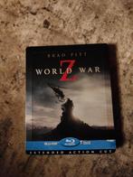 Blu-ray+dvd steelbook world war z m B Pitt, Ophalen of Verzenden, Zo goed als nieuw, Horror