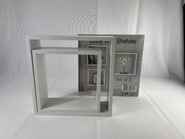 Étagères murales Cube * Blanche * Lot de 5, Maison & Meubles, Accessoires pour la Maison | Étagères murales & Rayons de bibliothèque