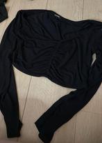 Blouse noir courtes à décolleté, Autre, Taille 38/40 (M), Enlèvement ou Envoi, Porté