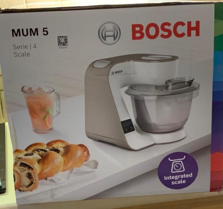 Bosch Robot culinaire Scale Blanc 1000 Watts, Elektronische apparatuur, Keukenmixers, Zo goed als nieuw, Ophalen