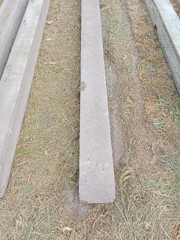 1 bruine beton paal voor afsluiting 12x14x2.60cm ., Tuin en Terras, Ophalen