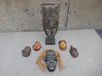 diverse decoratieve Afrikaanse maskers, Antiek en Kunst, Ophalen of Verzenden