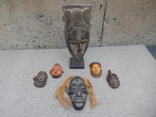 divers masques africains décoratifs, Antiquités & Art, Art | Sculptures & Bois, Enlèvement ou Envoi