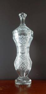 Superbe vase/drageoir de grande taille en cristal taillé, Antiquités & Art, Antiquités | Verre & Cristal, Enlèvement