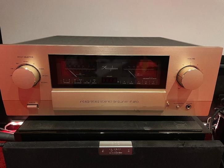Accuphase E-460 Geintegreerde Versterker, Audio, Tv en Foto, Versterkers en Ontvangers, Gebruikt, Stereo, 120 watt of meer, Ophalen of Verzenden
