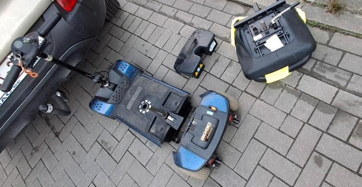 Scootmobiel van het merk Practicomfort opvouwbaar, Diversen, Brommobielen en Scootmobielen, Gebruikt, Ophalen