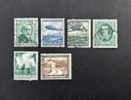 Serie postzegels Duitse rijk uitgave 1936, Verzenden, Duitse Keizerrijk, Gestempeld