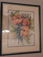 Aquarel schilderij van schilder Erna Molin - Bloemen, Ophalen