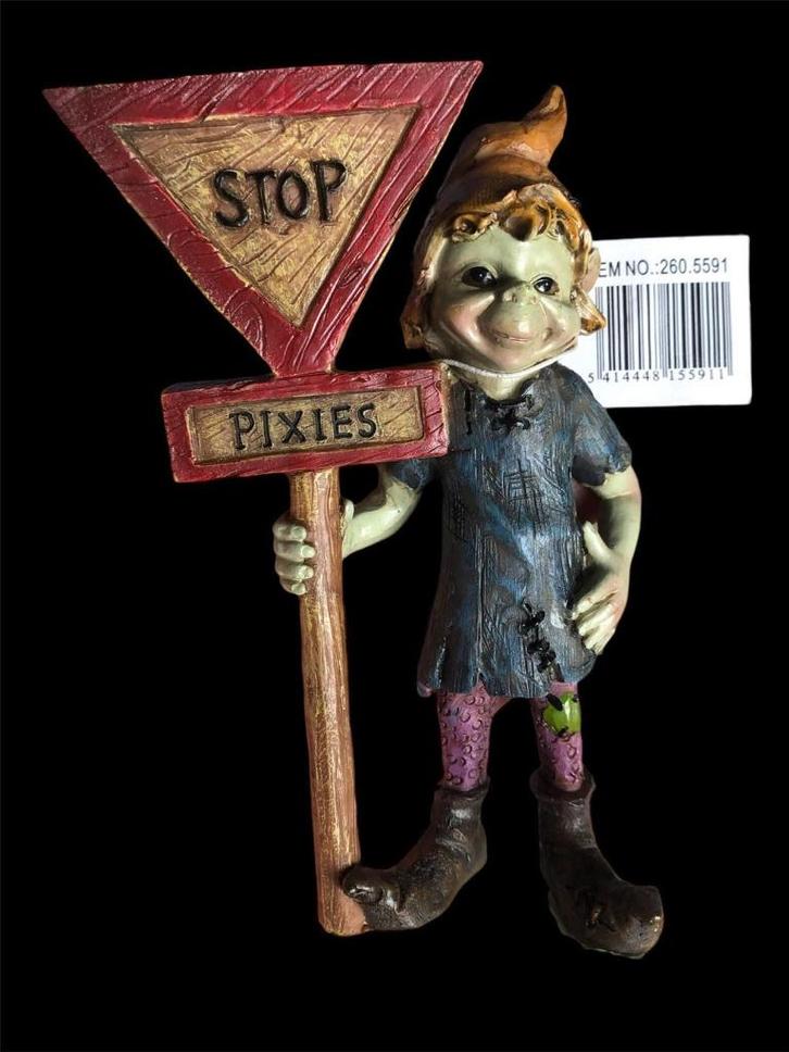 Figurine troll / gnome Pixies, Verzamelen, Beelden en Beeldjes, Nieuw, Fantasy, Ophalen of Verzenden
