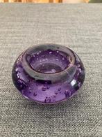 1 paarse theelichthouder, Huis en Inrichting, Overige materialen, Overige kleuren, Ophalen of Verzenden, Zo goed als nieuw