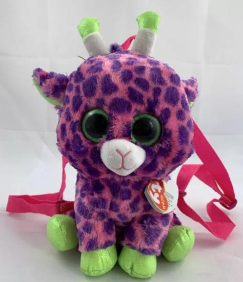 Sac à dos Ty Gear Beanie Boos Boo Gilbert Giraffe 29 cm, Enfants & Bébés, Jouets | Peluches, Comme neuf, Envoi