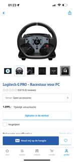 Logitech G PRO racestuur en pro pedalen, Computers en Software, Joysticks, Ophalen, Zo goed als nieuw