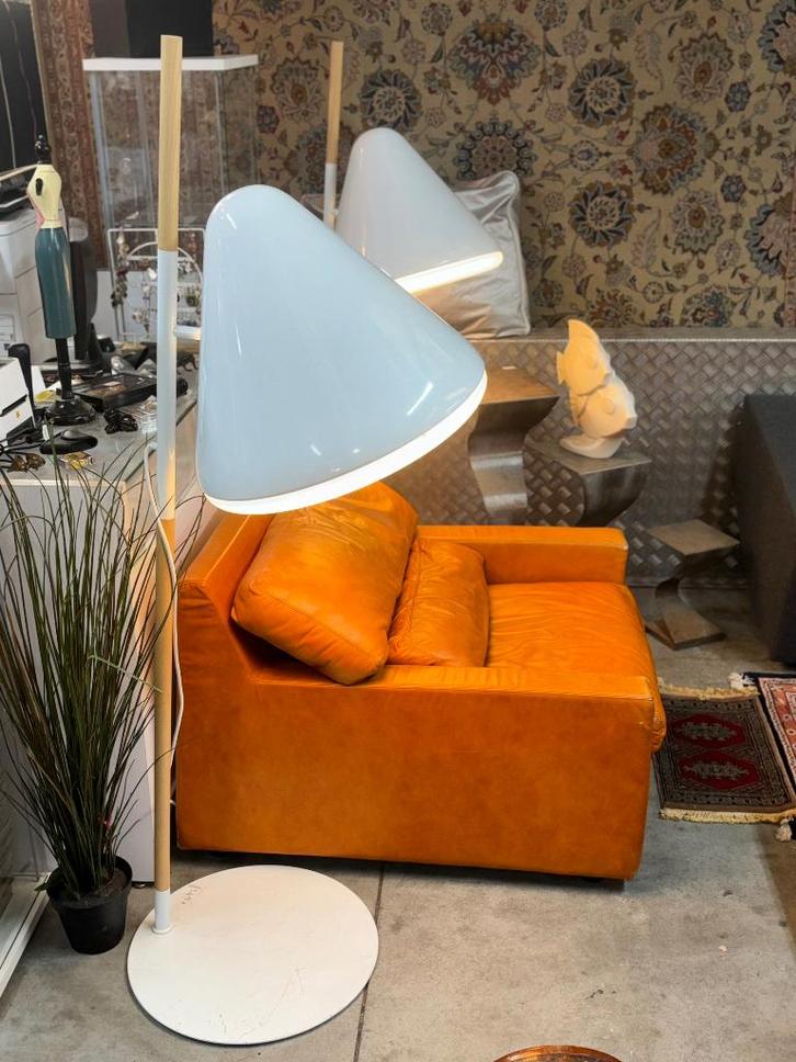 Paire de lampadaires Normann Copenhagen, Huis en Inrichting, Lampen | Tafellampen, Hout, Ophalen of Verzenden