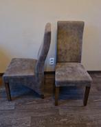 6 stoelen in imitatieleer, Huis en Inrichting, Ophalen, Zo goed als nieuw, Bruin, Vijf, Zes of meer stoelen