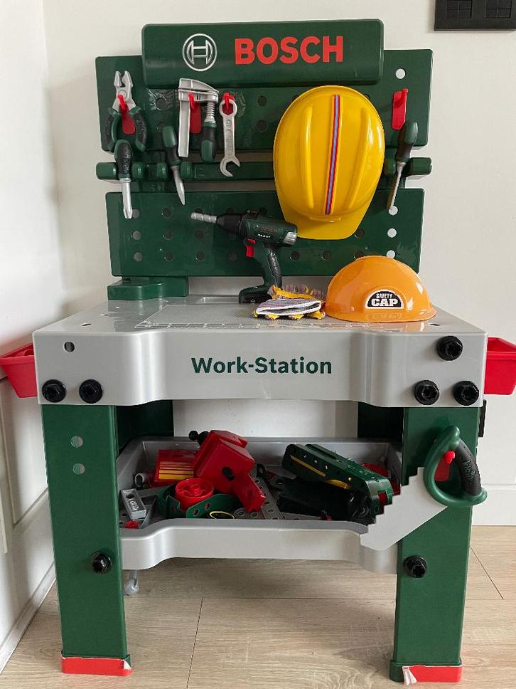 Bosch - werktafel kinderen, Kinderen en Baby's, Speelgoed | Speeltafels, Gebruikt, Ophalen