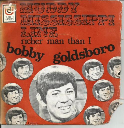 Bobby Goldsboro - Muddy Mississippi Line   - 1969 -, Cd's en Dvd's, Vinyl Singles, Single, Pop, 7 inch, Ophalen of Verzenden