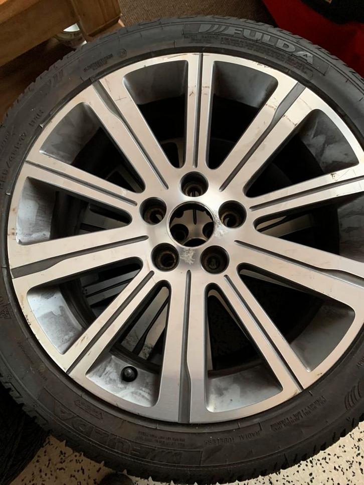 Alu velg met winterband, Auto-onderdelen, Banden en Velgen, Velg(en), Winterbanden, 17 inch, Ophalen