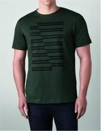 T-shirt JCW MINI Racing green with black horizontal stripes,, Ophalen of Verzenden, Nieuw