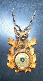 Magnifique baromètre tete de biche de la marque ERREF, Antiquités & Art, Antiquités | Horloges, Enlèvement ou Envoi