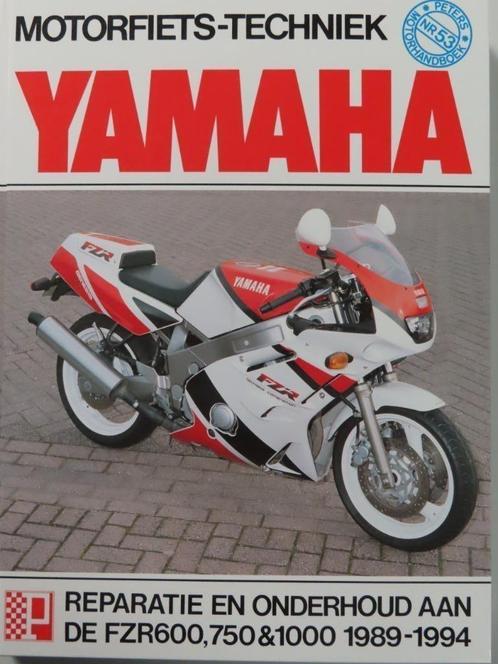 Yamaha FZR600, 750 & 1000 1987-1994 werkplaatsboek *NL NIEUW, Motos, Modes d'emploi & Notices d'utilisation, Yamaha, Enlèvement ou Envoi