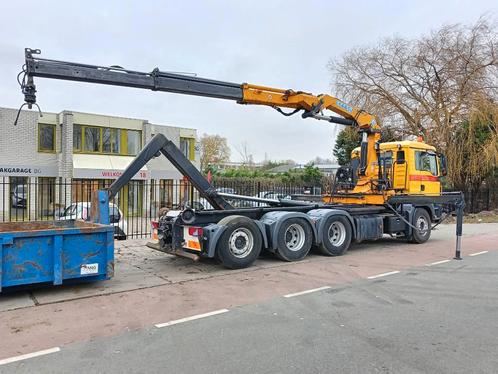 MAN TGS 35.400 truck + 19 Ton/m effer 210 2s + haakarm, Auto's, Vrachtwagens, Bedrijf, Te koop, MAN, Overige brandstoffen, Overige kleuren