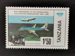 Tanzanie 1984 - aviation - avions, tour de contrôle **, Timbres & Monnaies, Timbres | Afrique, Enlèvement ou Envoi, Tanzanie, Non oblitéré