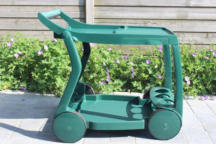 Tuintrolley of Serveerwagen voor in de tuin ..., Tuin en Terras, Tuinmeubel-accessoires, Zo goed als nieuw, Ophalen