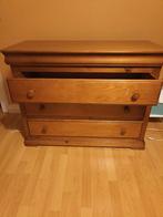 Commode en bois, Huis en Inrichting, Kasten | Ladekasten, Ophalen, Gebruikt, 100 tot 150 cm, 3 of 4 laden