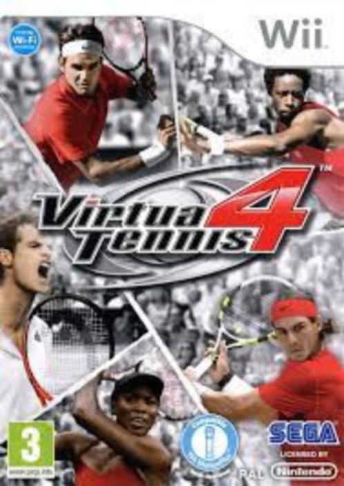 Virtual Tennis 4 (Wii)., Games en Spelcomputers, Games | Nintendo Wii, Gebruikt, Sport, 3 spelers of meer, Vanaf 3 jaar, Ophalen of Verzenden