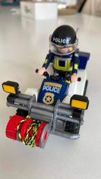 Playmobil politie quad met lier, Ophalen of Verzenden, Zo goed als nieuw