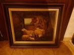 Schilderij met schapen, Antiek en Kunst, Ophalen of Verzenden