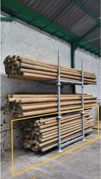 110 Houten Palen 2,50 m Ø 8 cm HCC GROEN, Ophalen, Zo goed als nieuw, 180 tot 250 cm, Palen