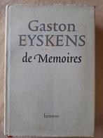 Eyskens - Gaston eyskens de memoires, Boeken, Ophalen of Verzenden, Eyskens, Zo goed als nieuw