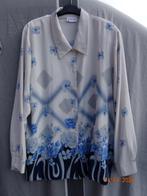 Blouse Michael Gold met bloemen print XL, Gedragen, Ophalen of Verzenden, Michael Gold Londen, Maat 46/48 (XL) of groter