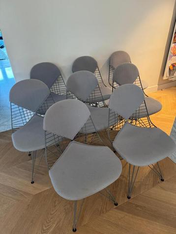Chaise VITRA Wire DKR Charles & Ray Eames 8 pièces, Enlèvement, Comme neuf
