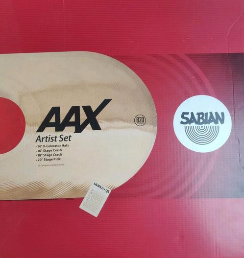 Sabian AAX Cymbalen set of apart, Muziek en Instrumenten, Drumstellen en Slagwerk, Zo goed als nieuw, Ophalen of Verzenden