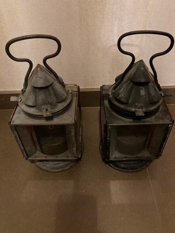 Twee oude gaslampen, Enlèvement ou Envoi, Utilisé