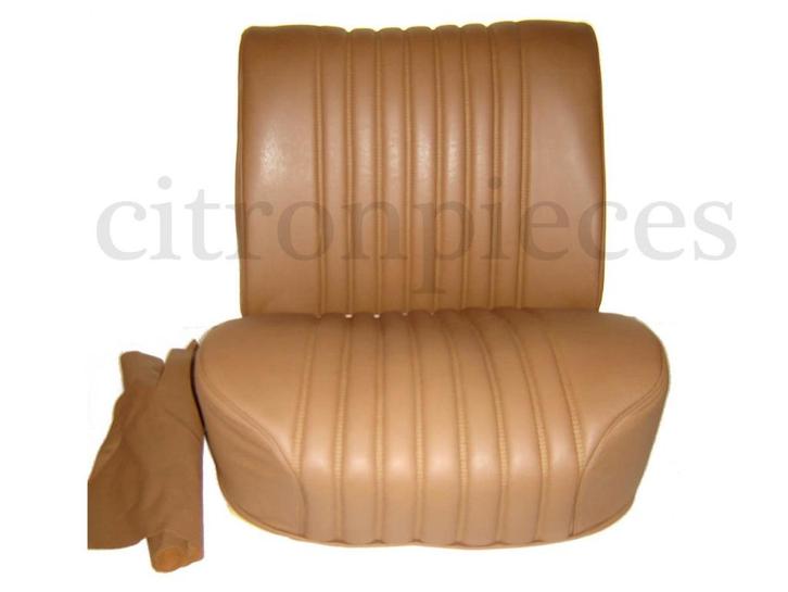 Voorstoelhoes half gemonteerd bruin leer Citroën ID/DS, Auto-onderdelen, Interieur en Bekleding, Citroën, Nieuw, Ophalen of Verzenden