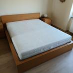 Tweepersoonsbed met individuele lattenbodems, Huis en Inrichting, Slaapkamer | Matrassen en Bedbodems, Ophalen, Gebruikt, Tweepersoons