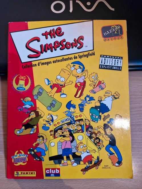 Panini, het album van The Simpsons uit 1999, Verzamelen, Stickers, Zo goed als nieuw, Strip of Tekenfilm, Ophalen of Verzenden