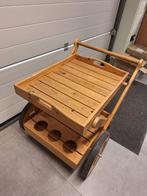 Houten Serveerwagen - karretje, Ophalen, Gebruikt